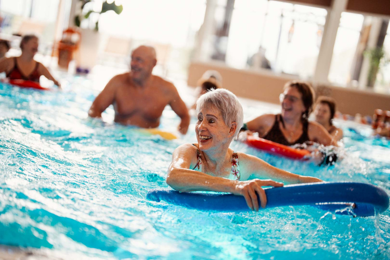 Aquafitness les bij Amstelhof in Uithoorn